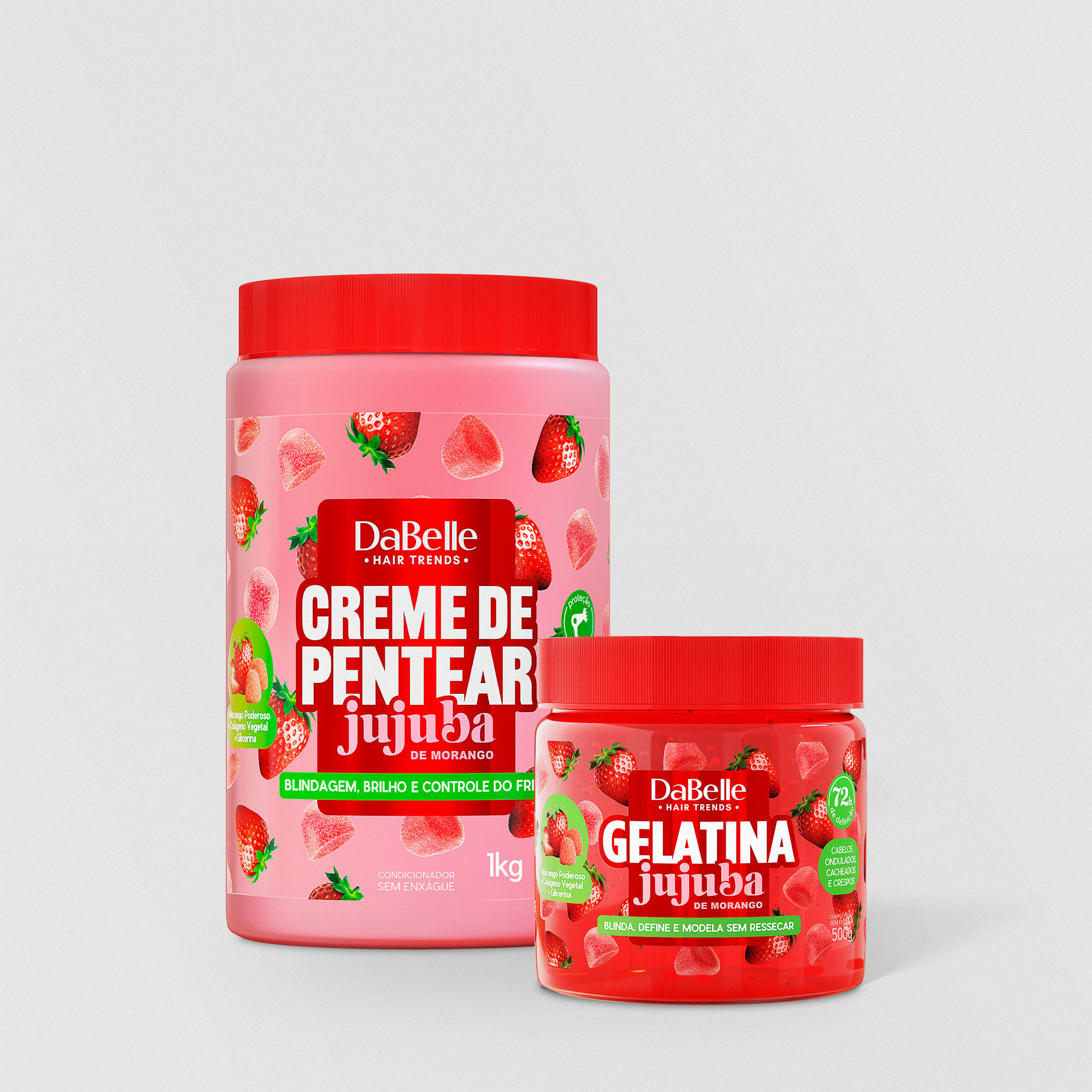 Kits DaBelle Gelatina 500g+ CPP 1kg Jujuba - morango - 01a -1-